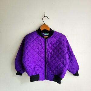 Vintage quilted kid jacket